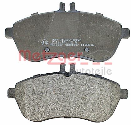 METZGER 1170046 Bremsbelagsatz, Scheibenbremse